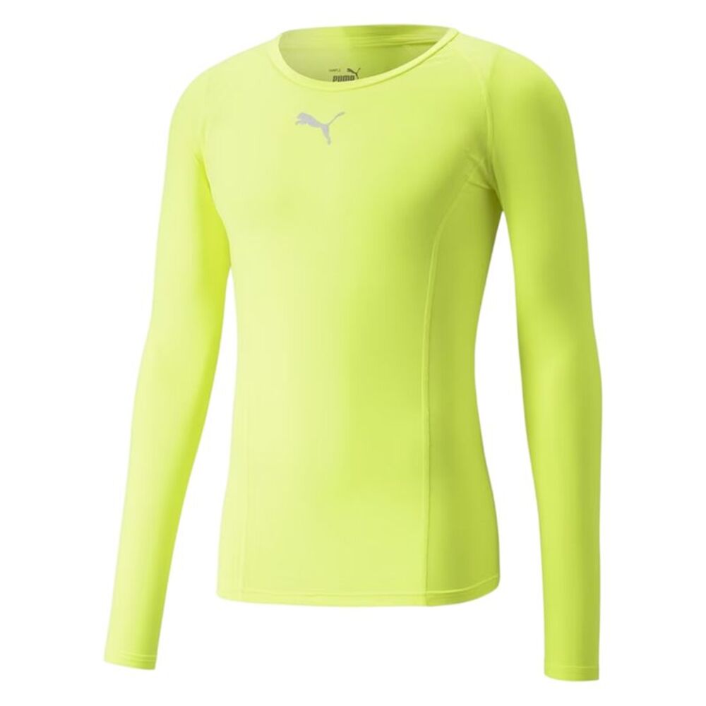 Puma Mens Liga Long-Sleeved T-Shirt / Yellow